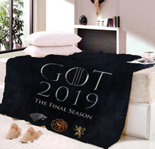 Load image into Gallery viewer, Custom Game of Thrones Blanket Manta Falafel Blanket Sofa/Bed/Plane Travel Bedding 150X200CM Dropshipping