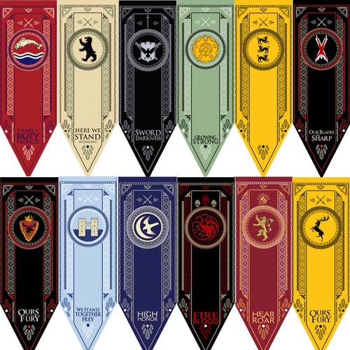 Home Office Parade Kids Gift Toys Rights Games Banner Long Section Flags Party Supplies Lannister Baratheon Game Of Thrones