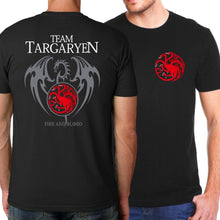 Load image into Gallery viewer, Game of Thrones Targaryen Fire &amp; Blood T Shirt Men 2019 Summer Fit Slim Men T-Shirts 100% Cotton Men&#39;s Sportswear T-shirts Kpop