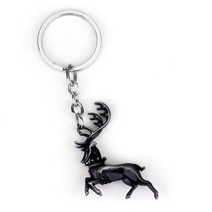 RJ Game of Thrones Keychains House Stark Wolf Pendants Key Chains A Song Of Ice And Fire Targaryen Dragon Keyring Souvenirs Gift