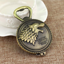 Load image into Gallery viewer, RJ Game of Thrones Keychains House Stark Wolf Pendants Key Chains A Song Of Ice And Fire Targaryen Dragon Keyring Souvenirs Gift