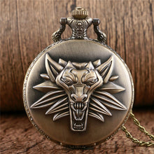 Load image into Gallery viewer, 2016 Antique Game of Thrones Strak Family Crest Winter is Coming Design Pocket Watch Unique Gifts Unisex Fob Clock