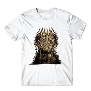 Tshirt Homme 2019 New Game of Thrones T Shirt Men Cool The North Remembers Blood Wolf top tee