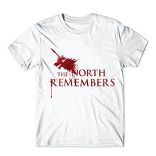 Load image into Gallery viewer, Tshirt Homme 2019 New Game of Thrones T Shirt Men Cool The North Remembers Blood Wolf top tee