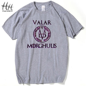 HanHent Valar Morghulis T-Shirts Game Of Thrones Mens T shirts Fashion 2018 Summer Clothes Tops Men Custom Tshirt Printing