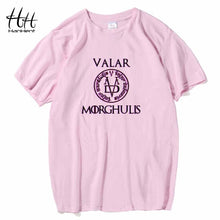 Load image into Gallery viewer, HanHent Valar Morghulis T-Shirts Game Of Thrones Mens T shirts Fashion 2018 Summer Clothes Tops Men Custom Tshirt Printing