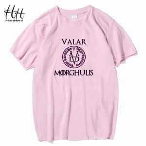 HanHent Valar Morghulis T-Shirts Game Of Thrones Mens T shirts Fashion 2018 Summer Clothes Tops Men Custom Tshirt Printing
