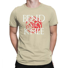 Load image into Gallery viewer, Game Of Thrones T-Shirt  Bend Knee Dragon Man&#39;s House Targaryen T Shirt Funny 100% Cotton Short Sleeve Tees Printed Clothes