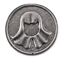 Load image into Gallery viewer, Movie Game of Thrones Faceless Coin Cosplay Badge Valar morghulis Jaqen H&#39;ghar Aaliyah Badge 1:1 Christmas Fans Gift 4CM Metal