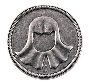 Movie Game of Thrones Faceless Coin Cosplay Badge Valar morghulis Jaqen H'ghar Aaliyah Badge 1:1 Christmas Fans Gift 4CM Metal