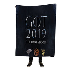 Load image into Gallery viewer, Custom Game of Thrones Blanket Manta Falafel Blanket Sofa/Bed/Plane Travel Bedding 150X200CM Dropshipping