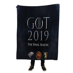 Custom Game of Thrones Blanket Manta Falafel Blanket Sofa/Bed/Plane Travel Bedding 150X200CM Dropshipping