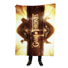 Load image into Gallery viewer, Custom Game of Thrones Blanket Manta Falafel Blanket Sofa/Bed/Plane Travel Bedding 150X200CM Dropshipping