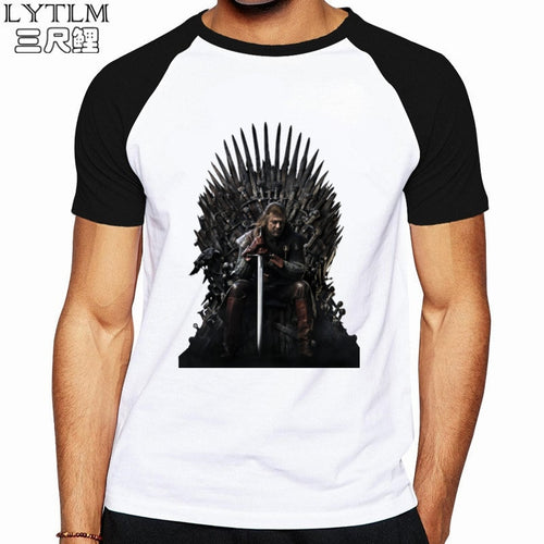 LYTLM Hipster Tee Game of Thrones T Shirt Mens Summer Casual White Shirt Men Slim Camisetas Masculina Streetwear Gay Men Clothes