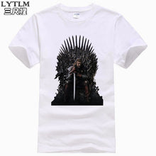 Load image into Gallery viewer, LYTLM Hipster Tee Game of Thrones T Shirt Mens Summer Casual White Shirt Men Slim Camisetas Masculina Streetwear Gay Men Clothes