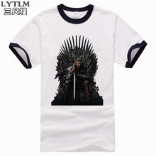 Load image into Gallery viewer, LYTLM Hipster Tee Game of Thrones T Shirt Mens Summer Casual White Shirt Men Slim Camisetas Masculina Streetwear Gay Men Clothes