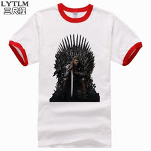 Load image into Gallery viewer, LYTLM Hipster Tee Game of Thrones T Shirt Mens Summer Casual White Shirt Men Slim Camisetas Masculina Streetwear Gay Men Clothes