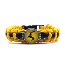 Load image into Gallery viewer, Hot Jewelry GOT Game of Thrones SEASON 8 House Symbol 550 Paracord Survival Bracelets Stark Targaryen Outdoor Fashion for Fans