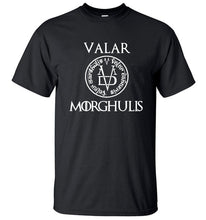 Load image into Gallery viewer, 2019 Summer Tshirt Men Valar Morghulis All Men Must Die Valyrian Game of Thrones T Shirts Casual 100% Cotton Men&#39;s Tops Tees