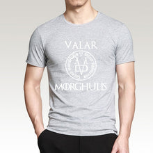 Load image into Gallery viewer, 2019 Summer Tshirt Men Valar Morghulis All Men Must Die Valyrian Game of Thrones T Shirts Casual 100% Cotton Men&#39;s Tops Tees