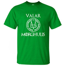 Load image into Gallery viewer, 2019 Summer Tshirt Men Valar Morghulis All Men Must Die Valyrian Game of Thrones T Shirts Casual 100% Cotton Men&#39;s Tops Tees