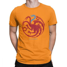 Load image into Gallery viewer, Man&#39;s Ice Targaryen Game Of Thrones T Shirts Redwolf T-Shirts Casual O Neck Short Sleeves Clothes Purified Cotton Tee Shirt