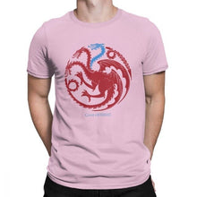 Load image into Gallery viewer, Man&#39;s Ice Targaryen Game Of Thrones T Shirts Redwolf T-Shirts Casual O Neck Short Sleeves Clothes Purified Cotton Tee Shirt