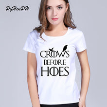 Load image into Gallery viewer, Hot 2019 T-shirt Women Game of Thrones Ringer Tee Shirt Femme Mother of Dragons T Shirt Female  Short Sleeve Cool O-neck Tops