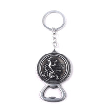 Load image into Gallery viewer, Game of Thrones Keychains House Stark Wolf Beer Bottle Opener Tool Keychain For Men Movie Jewelry