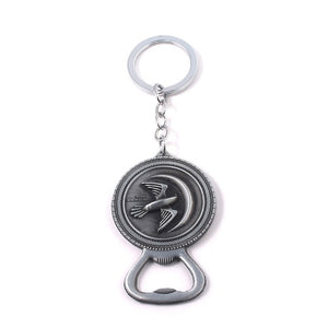 Game of Thrones Keychains House Stark Wolf Beer Bottle Opener Tool Keychain For Men Movie Jewelry