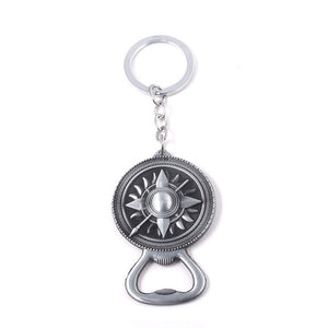 Game of Thrones Keychains House Stark Wolf Beer Bottle Opener Tool Keychain For Men Movie Jewelry