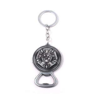 Game of Thrones Keychains House Stark Wolf Beer Bottle Opener Tool Keychain For Men Movie Jewelry