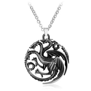 Game of Thrones necklace Stark family lion wolf dragon deer Lannister Targaryen Stark Baratheon Arryn Greyjoy family members