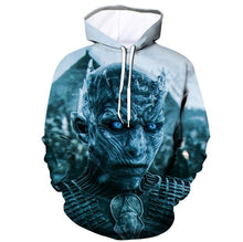 Load image into Gallery viewer, 2019 Hot TV Show Hoodies Fantastic Hoody The Throne Game 3D Print Hoodies Pullovers Lone Sleeve Sweatshirts Fashion Clothes