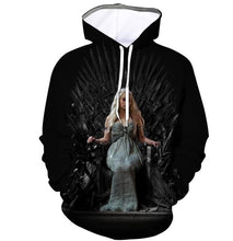 Load image into Gallery viewer, 2019 Hot TV Show Hoodies Fantastic Hoody The Throne Game 3D Print Hoodies Pullovers Lone Sleeve Sweatshirts Fashion Clothes