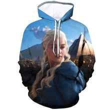 Load image into Gallery viewer, 2019 Hot TV Show Hoodies Fantastic Hoody The Throne Game 3D Print Hoodies Pullovers Lone Sleeve Sweatshirts Fashion Clothes