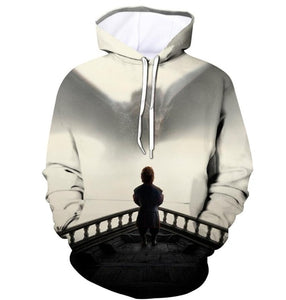 2019 Hot TV Show Hoodies Fantastic Hoody The Throne Game 3D Print Hoodies Pullovers Lone Sleeve Sweatshirts Fashion Clothes