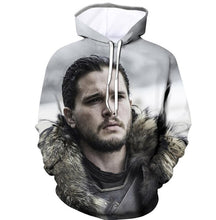 Load image into Gallery viewer, 2019 Hot TV Show Hoodies Fantastic Hoody The Throne Game 3D Print Hoodies Pullovers Lone Sleeve Sweatshirts Fashion Clothes