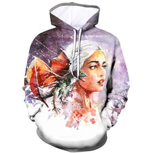 Load image into Gallery viewer, 2019 Hot TV Show Hoodies Fantastic Hoody The Throne Game 3D Print Hoodies Pullovers Lone Sleeve Sweatshirts Fashion Clothes