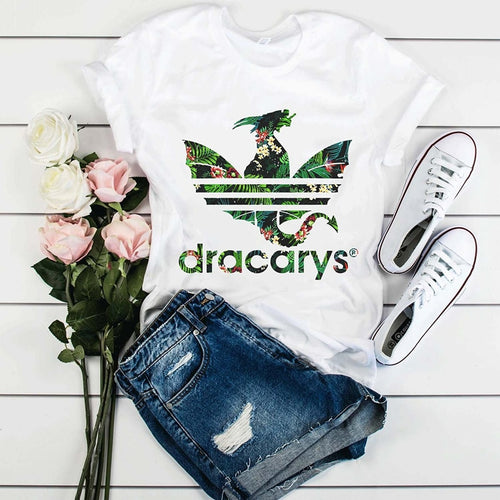 Dracarys t shirt for Women Game Of Thrones Aesthetic tshirt Mother of Dragon Daenerys Vintage Harajuku Clothes Khaleesi Camiseta