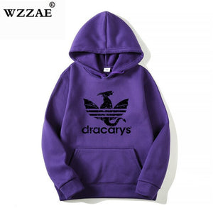 2019 New Men Game of Thrones Fleece Hoodies Sweatshirts 2019 Unisex Dracarys Harajuku Women Hoody Clothes Dropshipping