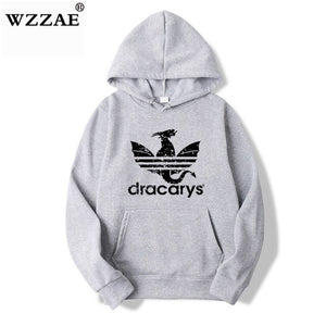 2019 New Men Game of Thrones Fleece Hoodies Sweatshirts 2019 Unisex Dracarys Harajuku Women Hoody Clothes Dropshipping