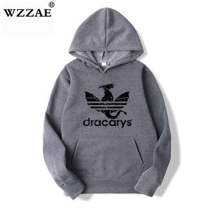 2019 New Men Game of Thrones Fleece Hoodies Sweatshirts 2019 Unisex Dracarys Harajuku Women Hoody Clothes Dropshipping