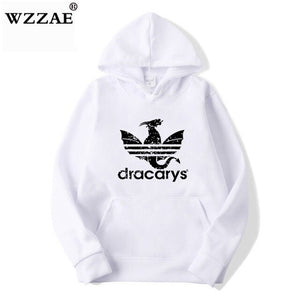 2019 New Men Game of Thrones Fleece Hoodies Sweatshirts 2019 Unisex Dracarys Harajuku Women Hoody Clothes Dropshipping