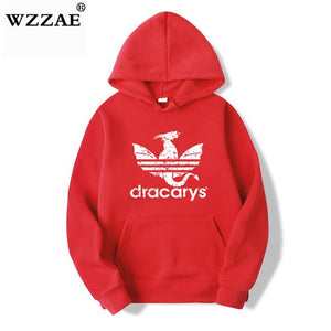 2019 New Men Game of Thrones Fleece Hoodies Sweatshirts 2019 Unisex Dracarys Harajuku Women Hoody Clothes Dropshipping