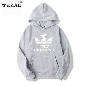 2019 New Men Game of Thrones Fleece Hoodies Sweatshirts 2019 Unisex Dracarys Harajuku Women Hoody Clothes Dropshipping