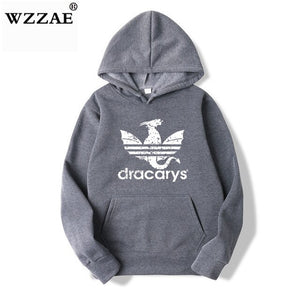 2019 New Men Game of Thrones Fleece Hoodies Sweatshirts 2019 Unisex Dracarys Harajuku Women Hoody Clothes Dropshipping