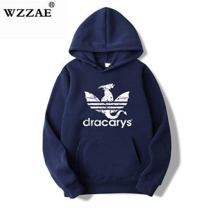 2019 New Men Game of Thrones Fleece Hoodies Sweatshirts 2019 Unisex Dracarys Harajuku Women Hoody Clothes Dropshipping