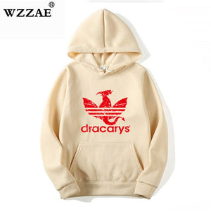 2019 New Men Game of Thrones Fleece Hoodies Sweatshirts 2019 Unisex Dracarys Harajuku Women Hoody Clothes Dropshipping