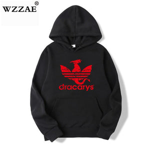 2019 New Men Game of Thrones Fleece Hoodies Sweatshirts 2019 Unisex Dracarys Harajuku Women Hoody Clothes Dropshipping